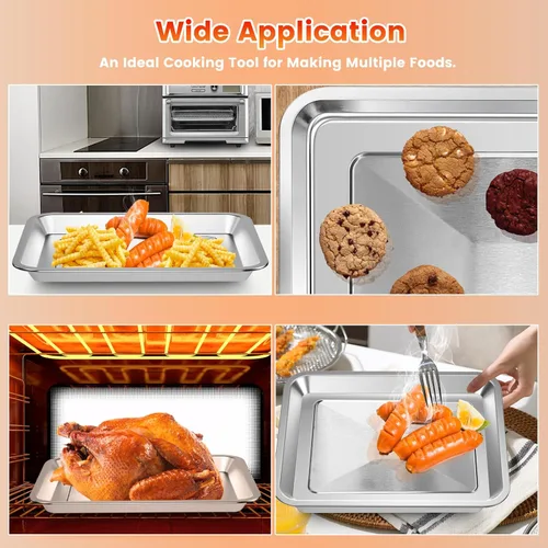 Miniatura 6 de Accesorios de horno tostador para freidora de aire Cuisinart TOA-28 AFR-25 Tostadora de horno de convección de freidora de aire, bandeja de horno