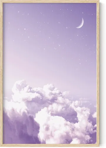 Miniatura 47 de HAUS AND HUES Arte de pared morado - Pósteres estéticos para habitación, decoración de pared morada para dormitorio, pósteres estéticos para Turvy