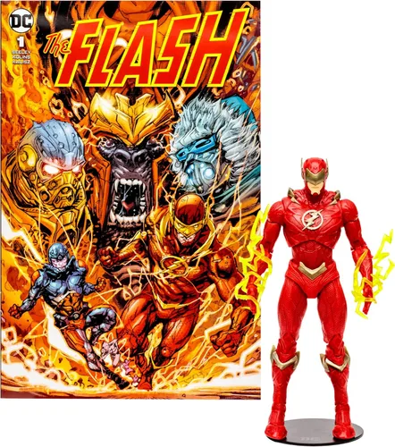 Miniatura 14 de McFarlane Toys - Figura DC Direct 7IN con cómic - The Flash WV2 - Captain Cold Capitán Cold