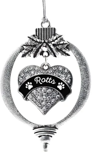 Miniatura 94 de Inspired Silver Adornos festivos de dije de corazón pave de plata con circonitas cúbicas