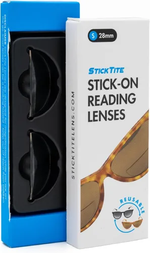Miniatura 10 de StickTite Lenses Small 28mm stick-on bifocal lens, convert sunglasses into magnified bifocal reading glasses