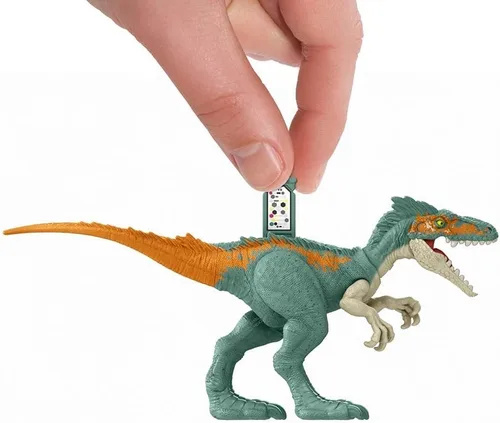 Miniatura 2 de Jurassic World Dominion - Animales feroces Dinosaurios Moros Intrepidus - Dinosaurios articulados para niños 7.1 in - Juguete de dinosaurio HDX22