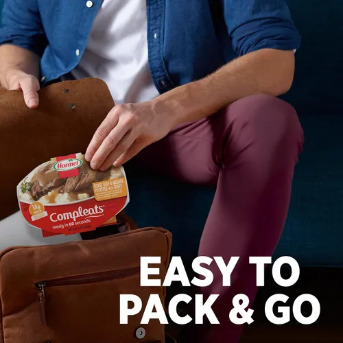 Miniatura 11 de HORMEL COMPLEATS - Carne asada y puré de patatas con salsa, de microondas, 9 onzas (paquete de 6)
