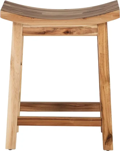 Miniatura 9 de Powell Muebles Dale Saddle Bar Taburete Madera Natural