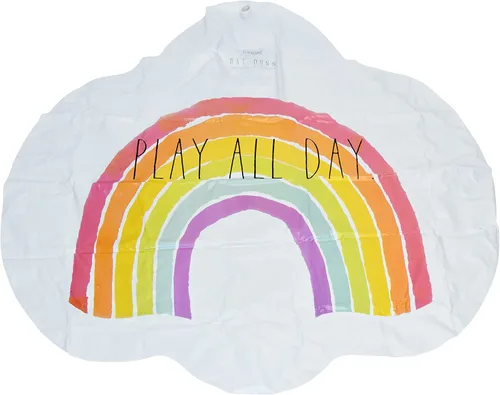 Miniatura 11 de Rae Dunn x CocoNut Float Rainbow Cloud Splash Pad – Here Comes The Sun Theme – Juguete de agua duradero – Seguro y divertido rociador de patio