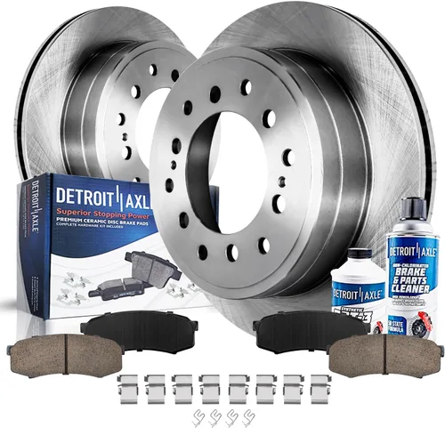 Miniatura 18 de Detroit Axle - Kit de frenos delanteros para Honda Civic 1999-2005 EL 2010-14 Insight Rotores de freno de disco Pastillas de freno de cerámica 1999