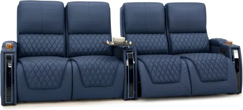 Miniatura 87 de Seatcraft Apex Zero-Gravity CoolZero - Asiento de cine en casa de cuero italiano, reposacabezas eléctrico, lumbar eléctrico, reclinable eléctrico