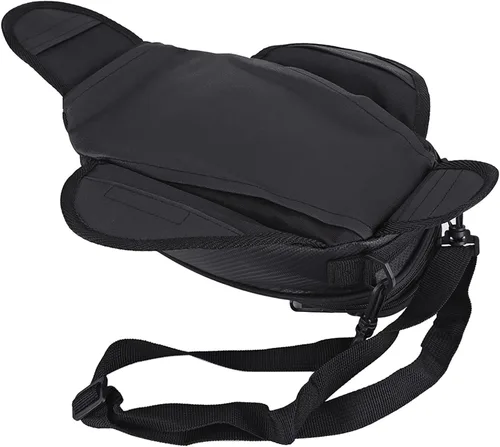 Miniatura 7 de Negro Universal Motocicleta Motocicleta Montar Fuerte Magnético Impermeable Aceite Tanque de Combustible Bolsa