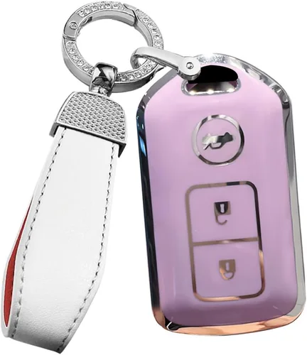 Miniatura 8 de ontto Funda para llavero de 3 botones para Toyota Camry Corolla Vios Reiz Highlander Crown Prado Yaris Remote Protección para llave de coche