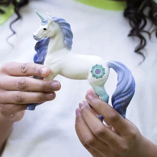 Miniatura 5 de Schleich Bayala - Juguete de semental unicornio Mandala para niñas y niños - Figurilla de caballo de fantasía para niños a partir de 5 años