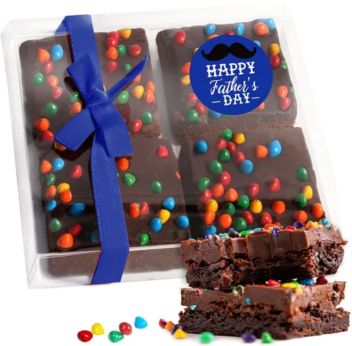 Miniatura 17 de Cesta de regalo de galletas de brownies de Pascua, regalo de comida de chocolate envuelta individualmente para hombres, mujeres y niños, paquete