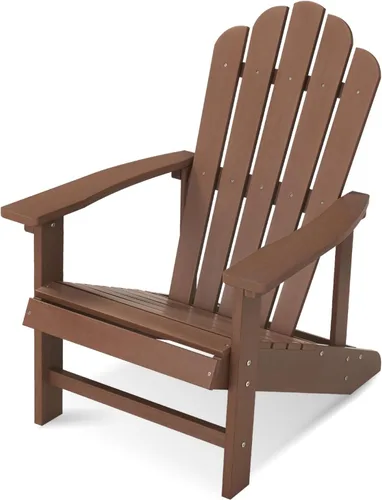 Adirondack - Sillas resistentes a la intemperie, silla de hoguera para patio, sillas de exterior resistentes, sillas de césped, fácil montaje, 350