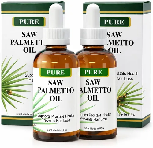 Miniatura 8 de Pure Saw Palmetto Aceite orgánico natural suministro de 60 a 90 días a diferencia de los polvos ineficientes, apoya la salud de la próstata