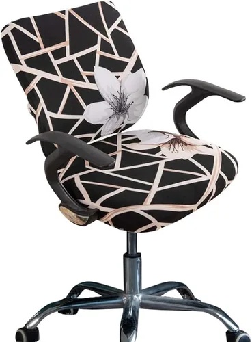 Miniatura 38 de Melaluxe Funda para silla de oficina de computadora, funda universal protectora y elástica para silla giratoria elástica Totam
