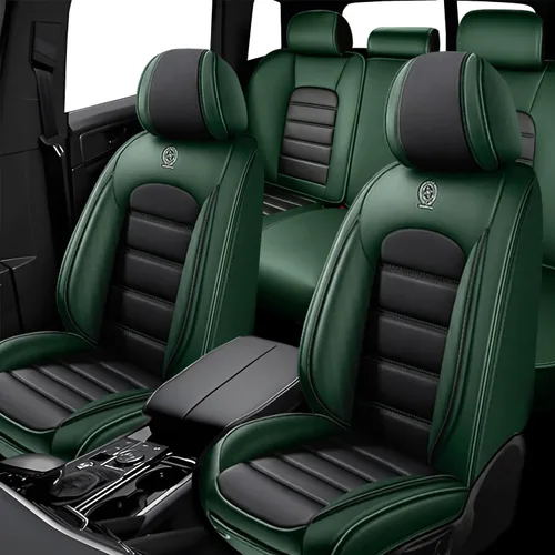Miniatura 25 de 5 fundas de asiento para Chevy Aveo 2005-2023, fundas de asiento de automóvil de cuero, impermeables, antideslizantes, suaves, cómodas fundas
