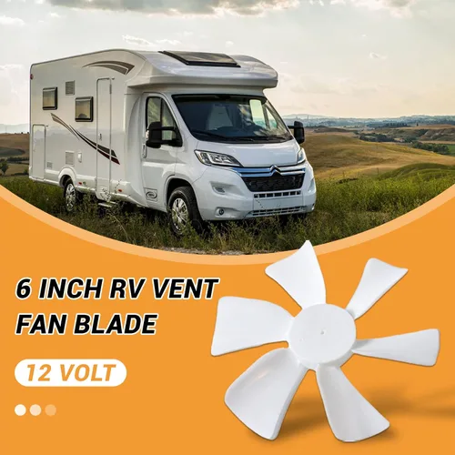 Miniatura 4 de Ventilador de ventilación de 6 pulgadas para caravana con orificio en D, se adapta a ventilador de repuesto para caravana, baño, cámper y rejillas