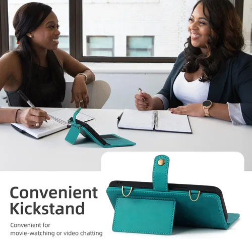 Miniatura 7 de Compatible con Samsung Galaxy Note 20 Ultra Glaxay Note20 Plus 5G - Funda tipo cartera multifunción 2 en 1 desmontable magnética para teléfono Azul