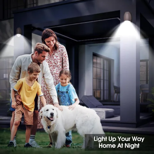 Miniatura 5 de Paquete de luz LED de emergencia con batería de respaldo, sensor de fotocélula, autoprueba impermeable, aluminio exterior comercial, 120-277V UL 924