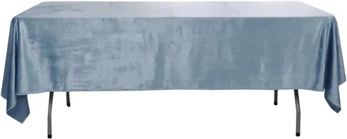 Miniatura 44 de Efavormart - Mantel rectangular de terciopelo negro prémium de 60 x 102 pulgadas para eventos de fiesta de boda