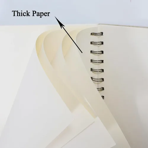 Miniatura 3 de Lemical Cuaderno de bocetos de 9 x 12 pulgadas, 40 hojas encuadernadas en espiral para niños, adultos principiantes, libro de dibujo sin ácidos