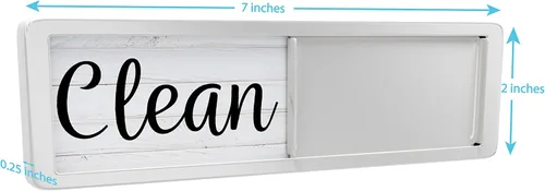Miniatura 4 de Imán para lavavajillas Clean Dirty Sign, imán de limpieza sucia para lavavajillas, decoración rústica de cocina de granja, indicador magnético