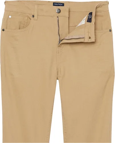 Miniatura 5 de Nautica Boys' Classic Fit Stretch Twill Pant, 5-Pocket Style, Zipper Fly & Button Closure