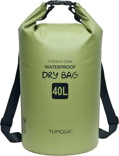 Miniatura 25 de YUMQUA Bolsas secas impermeables 5L/10L/20L/30L/40L para mujeres y hombres, bolsa seca flotante enrollable bolsa de almacenamiento impermeable