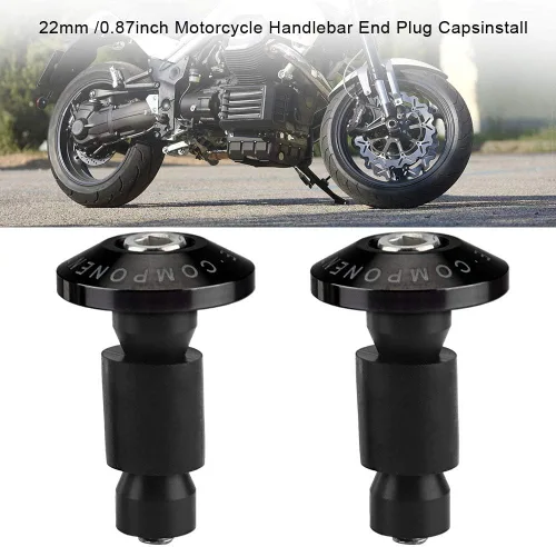 Miniatura 3 de Fydun Tapón deslizante para manillar de motocicleta para Racing ATV Offroad 0.866 in 7/8inch (negro)