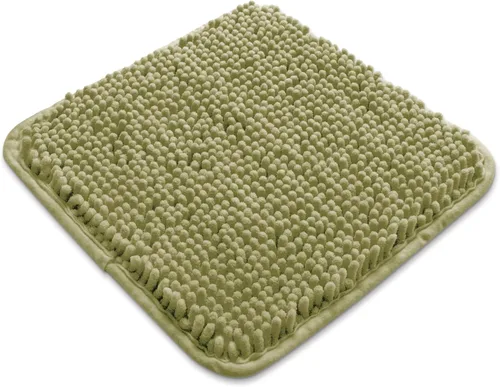 Miniatura 86 de Yeaban Alfombra de pasillo de baño de 24 x 72 pulgadas, antideslizante, alfombra de baño larga de felpilla gruesa, absorbente y lavable, alfombra