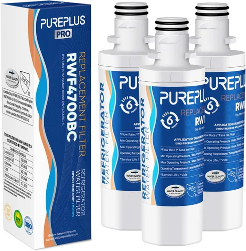 Miniatura 14 de PUREPLUS ADQ747935 Certificado NSF 53&42 Repuesto para LT1000P LT1000 Kenmore Elite 9980 LT1000PC, MDJ64844601 ADQ74793501, LMXS28626S, LFXS26973S