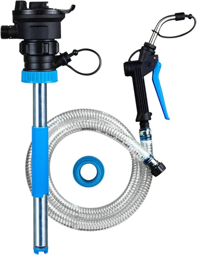 Miniatura 7 de Macnaught BOP20 Bomba de transferencia de aceite alimentada por batería, kit de cubo de 5 galones. Todo lo necesario para bombear aceite, ATF