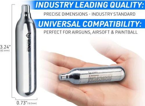 Miniatura 5 de Evike - Cartucho de CO2 de 0.42 oz para airsoft y pistola de aire
