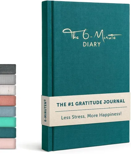 Miniatura 13 de Diario de 6 minutos – Diario de gratitud de 3 millones de usuarios para mujeres y hombres con indicaciones – Libro de autocuidado guiado basado