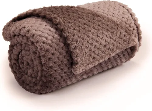 Miniatura 12 de Manta de alta calidad Msicyness para perro, manta polar acolchada, suave y cálida para mascotas, perros y gatos. Beige