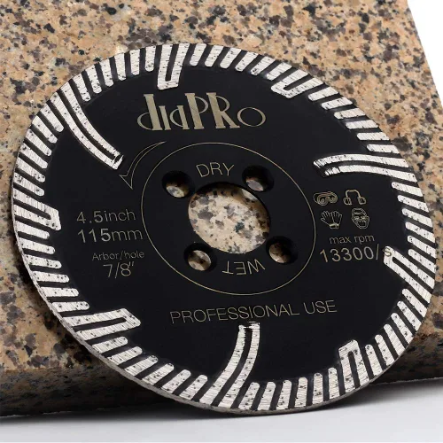 Miniatura 3 de Hoja de granito de diamante de 4,5 "para cortar y moler azulejos de porcelana de mármol de granito