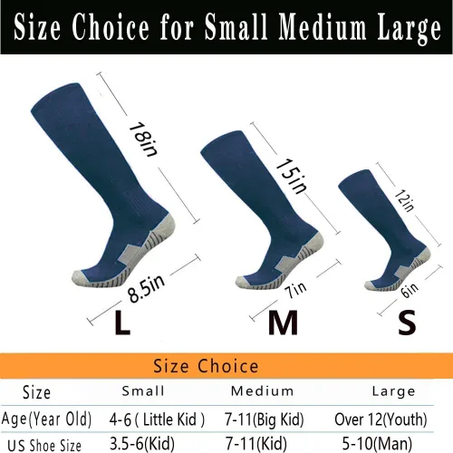 Miniatura 4 de Calcetines de fútbol de 312 pares de calcetines de fútbol transpirables hasta la rodilla para hombres, jóvenes y niños