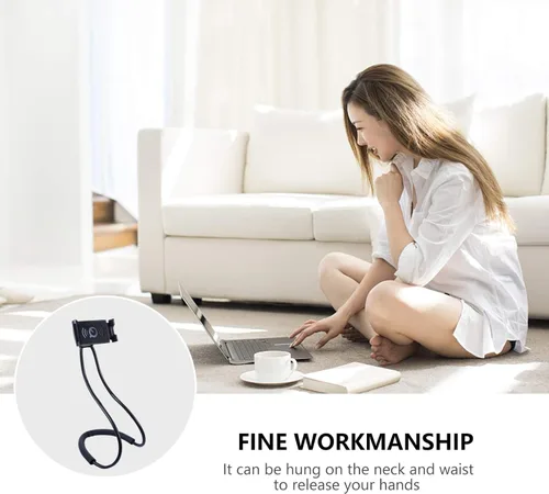Miniatura 3 de Hemobllo Soporte para teléfono móvil - Soporte para teléfono celular Lazy Soporte para teléfono celular Soporte universal para teléfono