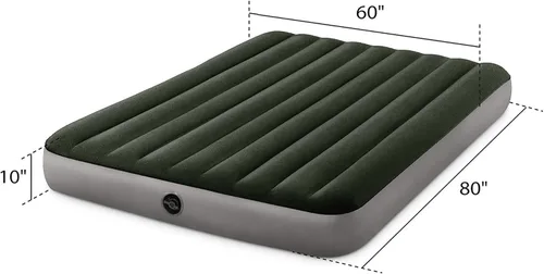 Miniatura 3 de Intex Colchón de aire 64109E Dura-Beam Standard Prestige: Fiber-Tech - Tamaño Queen - Altura de la cama de 10 pulgadas - Capacidad de peso de 600