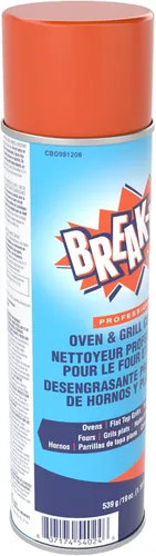 Miniatura 4 de Diversey CBD991206 Break Up - Limpiador profesional para horno y parrilla, spray resistente que elimina la grasa horneada, aerosol, 19 onzas Paquete