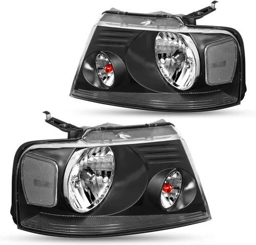 Miniatura 11 de SOCKIR Conjunto de faros delanteros con bombillas compatibles con Ford F150 Pickup 2004-2008/Lincoln Mark LT 2006-2008 para el lado del pasajero