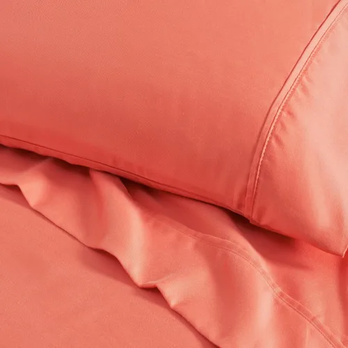 Miniatura 4 de Superior 1200 Thread Count Cotton Blend Sheet Set, Deep Pocket Sheets, 1 Elastic Deep Pocket Fitted Sheet, 1 Flat Sheet, 2 Pillowcases, Cotton Rich