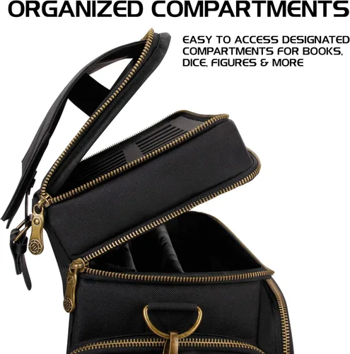 Miniatura 3 de Bolsa de ENHANCE para DnD de mesa - Bolso de aventuras de RPG para Calabozos y Dragones con almacenamiento para miniaturas, soporte para tapetes