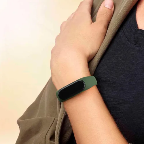 Miniatura 4 de AK Pulseras de silicona – Bandas suaves paquete de 3 para Xiaomi Mi Band 5, Mi Band 6, Amazfit Band 5 y Band 6 – Correa deportiva para mujeres