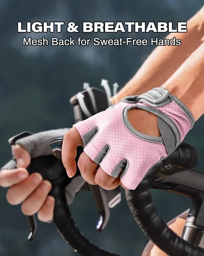Miniatura 6 de VINSGUIR Guantes de entrenamiento para mujeres y hombres, guantes de levantamiento de pesas transpirables para ejercicio de gimnasio, fitness