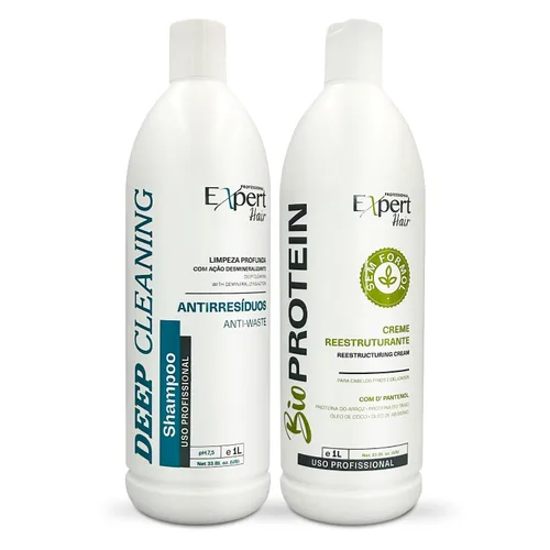 Miniatura 18 de Bio Protein - Tratamiento orgánico de queratina brasileña - Alisado de cabello sin formaldehído, Keratina Brasileña, 100ml/3.38 fl oz
