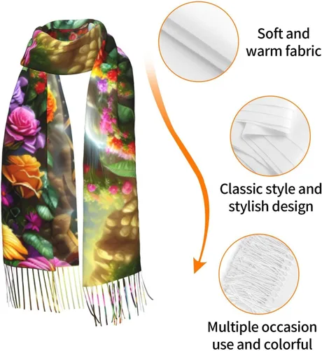 Miniatura 6 de Waygotee Our Lady Of Guadalupe Virgin Mary Soft Cashmere - Bufandas ligeras para mujer, chales grandes y envolturas de regalo de Navidad, Aa-08
