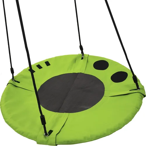 Miniatura 5 de Vivere Flying Saucer Tree Swing Hammock Chair para niños (verde tierra)
