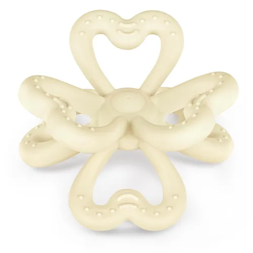 Miniatura 9 de Haakaa Mordedor de trébol de silicona, juguetes de dentición de silicona de grado alimenticio para bebés de 3 a 6 meses, 6 a 12 meses, juguete Cobre
