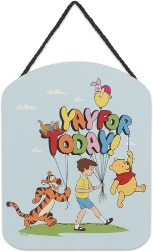 Miniatura 12 de Open Road Brands Disney Winnie the Pooh Adventure Banner Colgante de Lona - Decoración de Pared Divertida de Pooh y Amigos para el Hogar