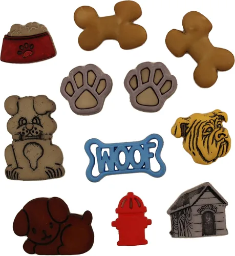 Miniatura 16 de Botones en abundancia botón paquete temático, cocina